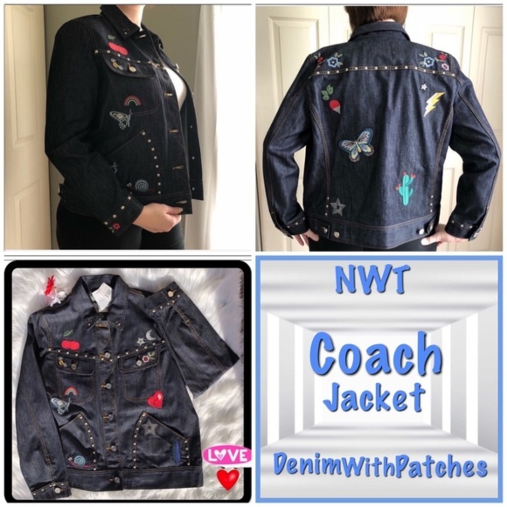 Coach patch Jean Jacket - Picture 2 of 10